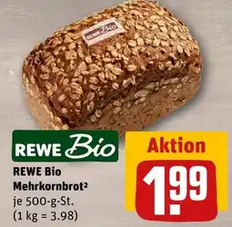 REWE DE Rewe Bio Mehrkornbrot tilbud