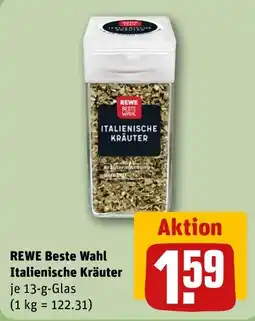 REWE DE REWE Beste Wahl Italienische Kräuter tilbud