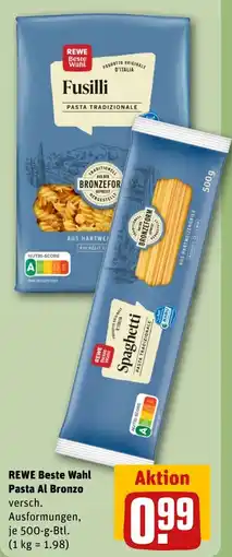 REWE DE REWE Beste Wahl Pasta Al Bronzo tilbud