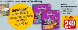 REWE DE Whiskas Katzentrockenfutter tilbud