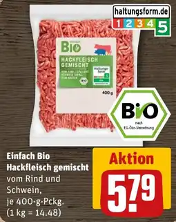 REWE DE Einfach Bio Hackfleisch gemischt tilbud