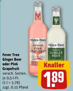 REWE DE Fever Tree Ginger Beer oder Pink Grapefruit tilbud