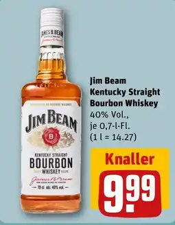 REWE DE Jim Beam Kentucky Straight Bourbon Whiskey tilbud