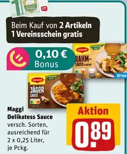 REWE DE Maggi Delikatess Sauce tilbud