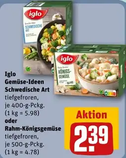 REWE DE Iglo Gemüse-Ideen Schwedische Art tilbud