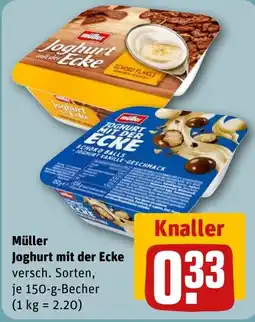 REWE DE Müller Joghurt mit der Ecke tilbud