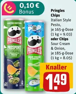 REWE DE Pringles Chips Italian Style Pesto tilbud