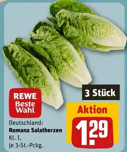 REWE DE REWE Beste Wahl Romana Salatherzen tilbud