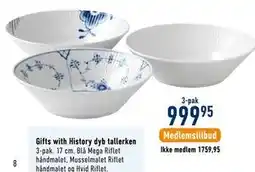 Imerco Gifts with History dyb tallerken tilbud