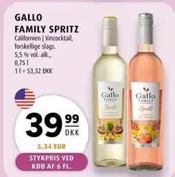 Scandinavian Park GALLO FAMILY SPRITZ tilbud