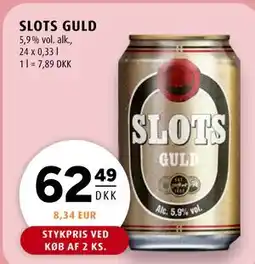Scandinavian Park SLOTS GULD tilbud
