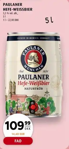 Scandinavian Park PAULANER HEFE-WEISSBIER tilbud