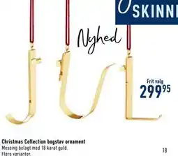 Imerco Christmas Collection bogstav ornament tilbud