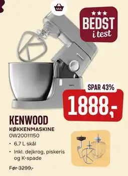 Skousen KENWOOD KØKKENMASKINE tilbud