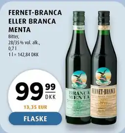 Scandinavian Park FERNET-BRANCA ELLER BRANCA MENTA tilbud