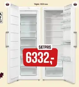 Skousen GORENJE FRYSESKAB + GORENJE KØLESKAB tilbud