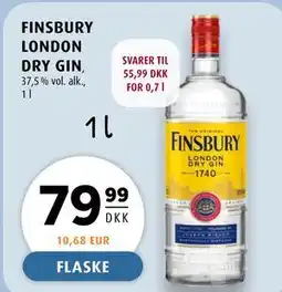 Scandinavian Park FINSBURY LONDON DRY GIN tilbud