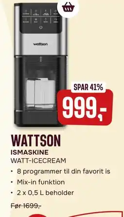 Skousen WATTSON ISMASKINE tilbud