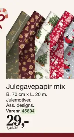 Harald Nyborg Julegavepapir mix tilbud