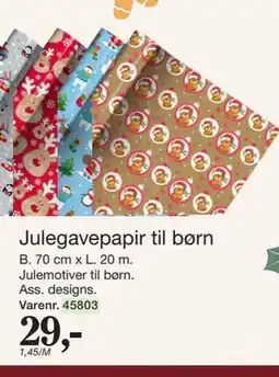 Harald Nyborg Julegavepapir til børn tilbud
