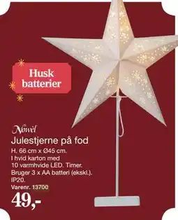Harald Nyborg Julestjerne på fod tilbud