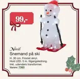 Harald Nyborg Snemand på ski tilbud