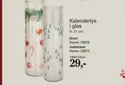 Harald Nyborg Kalenderlys i glas tilbud