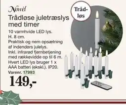 Harald Nyborg Trådløse juletræslys med timer tilbud