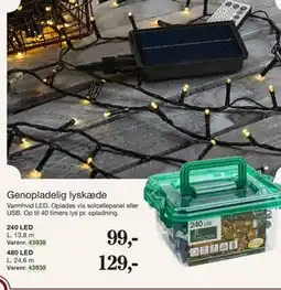 Harald Nyborg Genopladelig lyskæde tilbud