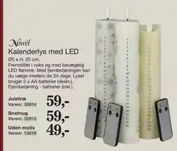 Harald Nyborg Kalenderlys med LED tilbud