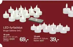 Harald Nyborg LED-fyrfadslys tilbud