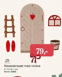 Harald Nyborg Nissedørssæt med vindue tilbud