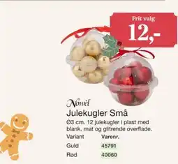 Harald Nyborg Nowèl Julekugler Små tilbud