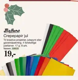 Harald Nyborg Belluno Crepepapir jul tilbud