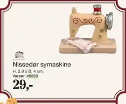 Harald Nyborg Nissedør symaskine tilbud