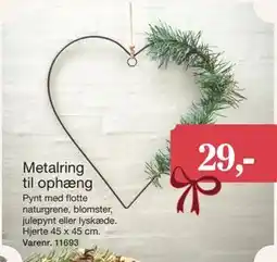 Harald Nyborg Metalring til ophæng tilbud