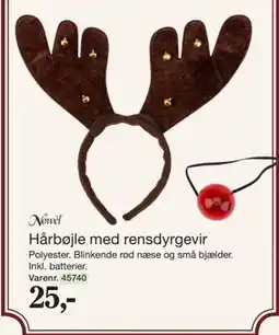 Harald Nyborg Hårbøjle med rensdyrgevir tilbud