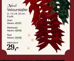 Harald Nyborg Veloursløjfer tilbud