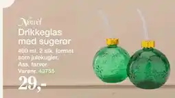 Harald Nyborg Drikkeglas med sugerør tilbud