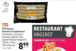 Citti Citti Genuss Gourmet-Currybratwurst tilbud