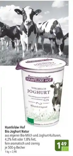 Citti Hamfelder Hof Bio Joghurt Natur tilbud