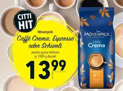 Citti Caffè Crema. Espresso oder Schümli tilbud