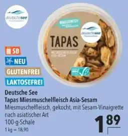 Citti Deutsche See Tapas Miesmuschelfleisch Asia-Sesam tilbud