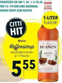 Citti Monin Kaffeesirup tilbud
