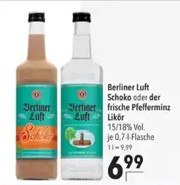 Citti Berliner Luft Schoko oder der frische Pfefferminz Likör tilbud