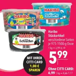 Citti Haribo Stückartikel tilbud