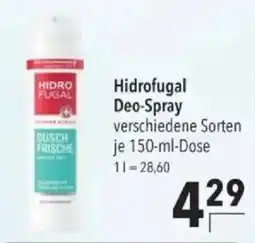 Citti Hidrofugal Deo-Spray tilbud