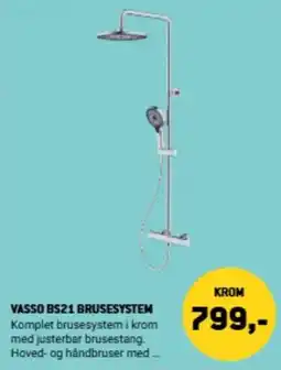 XL-BYG Vasso BS21 brusesystem tilbud