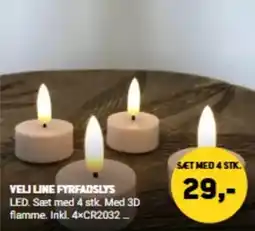 XL-BYG Veli Line fyrfadsllys tilbud