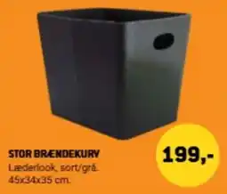 XL-BYG Stor brændekurv tilbud